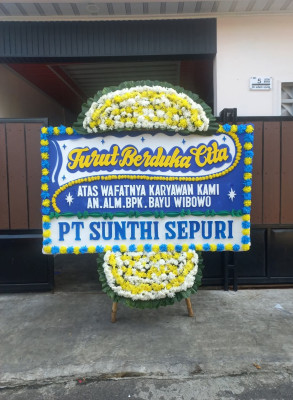Papan Bunga Duka di Citimun